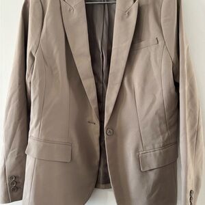 Apt. 9 Taupe Single-Button Women's Blazer